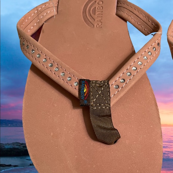 RAINBOW Kid’s Pink Flip Flops - Picture 3 of 4